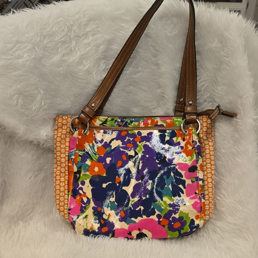 Tumi Limited Edition Floral Nylon Crossbody‎ Bag